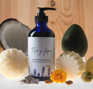 Aceite Corporal Relajante de Lavanda, Ylang Ylang y Limón 205ml