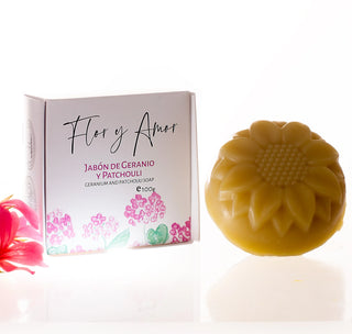 Jabón de Geranio y Patchouli 100g